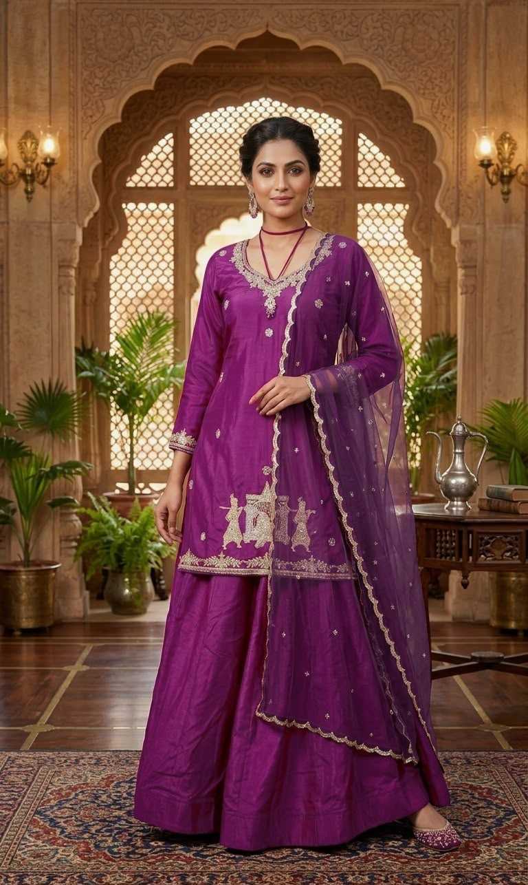 Crepe Silk Designer Lehenga