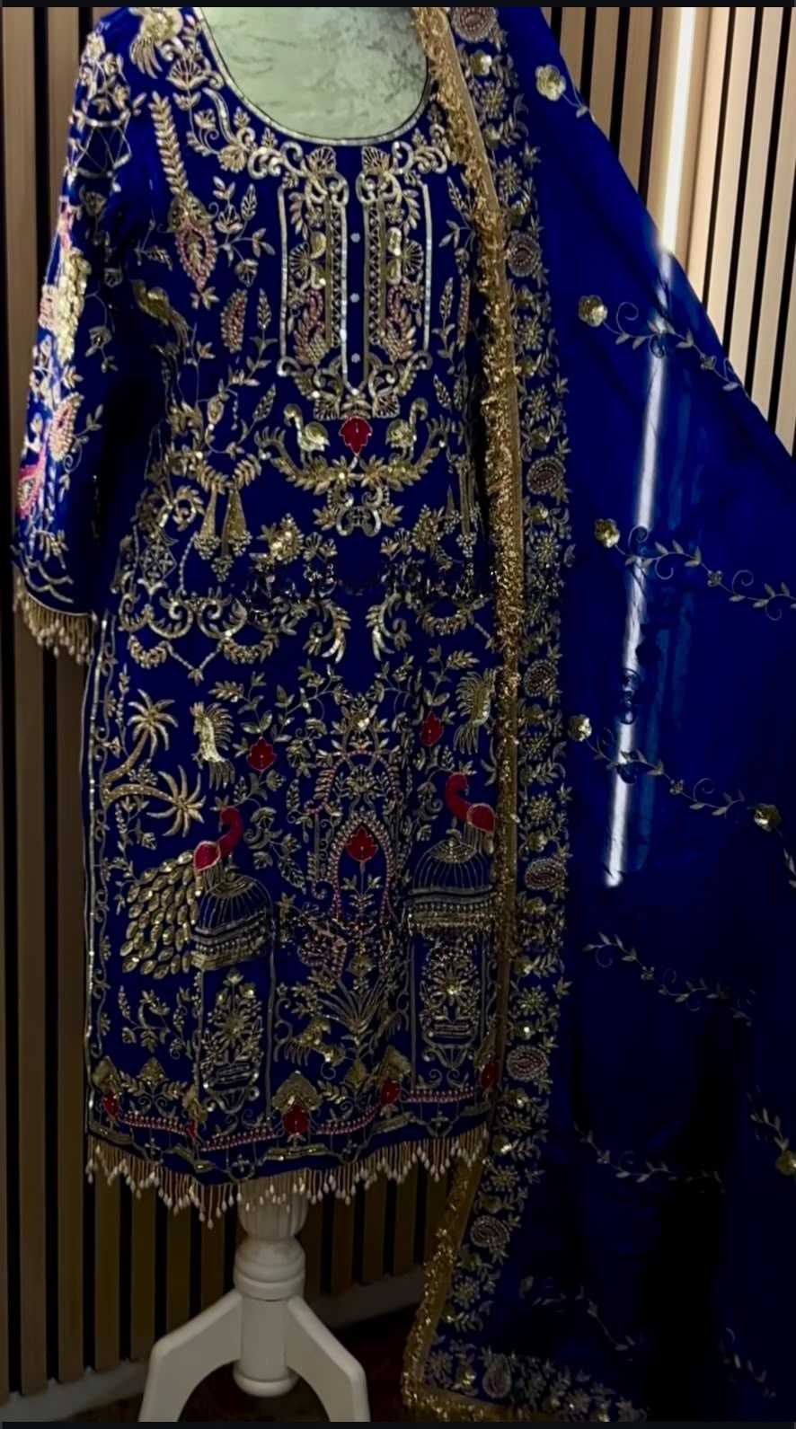 Crepe Embroidery Suit