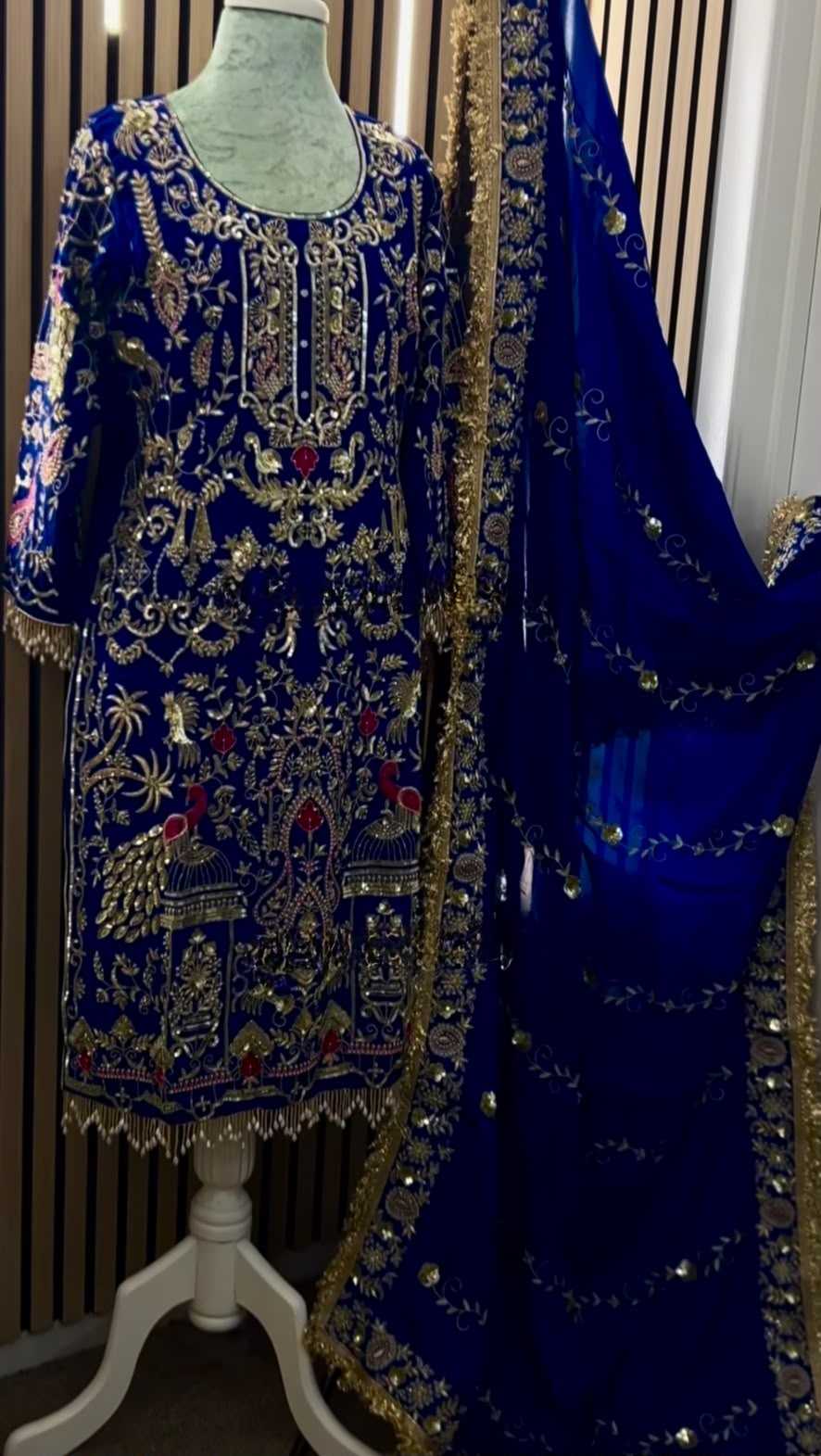 Crepe Embroidery Suit