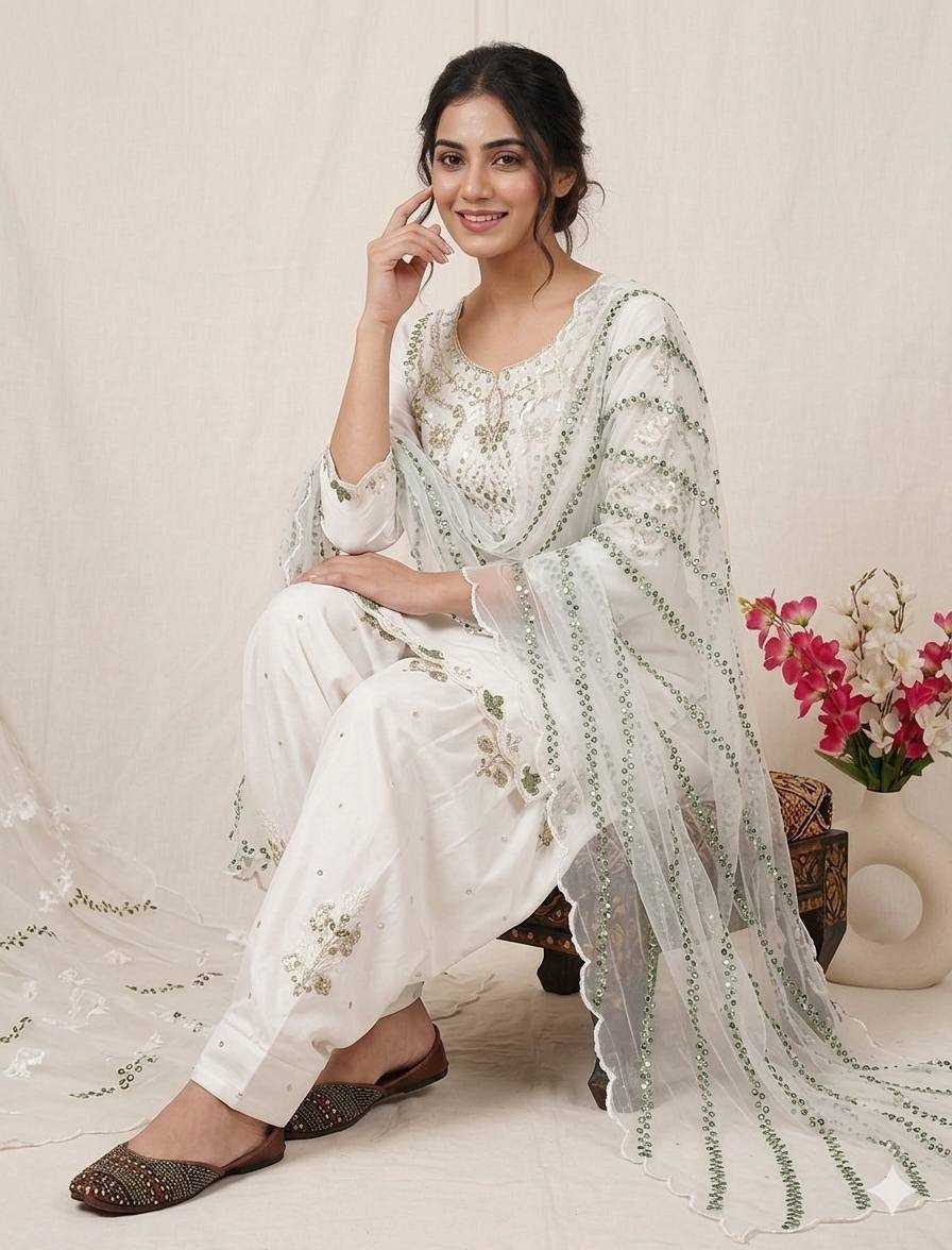 Japan Sartin Sharara Salwar Suit