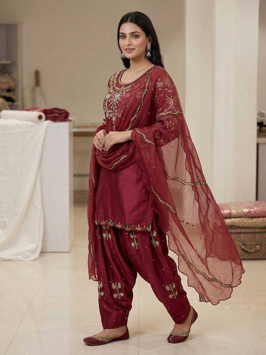 Japan Sartin Sharara Salwar Suit