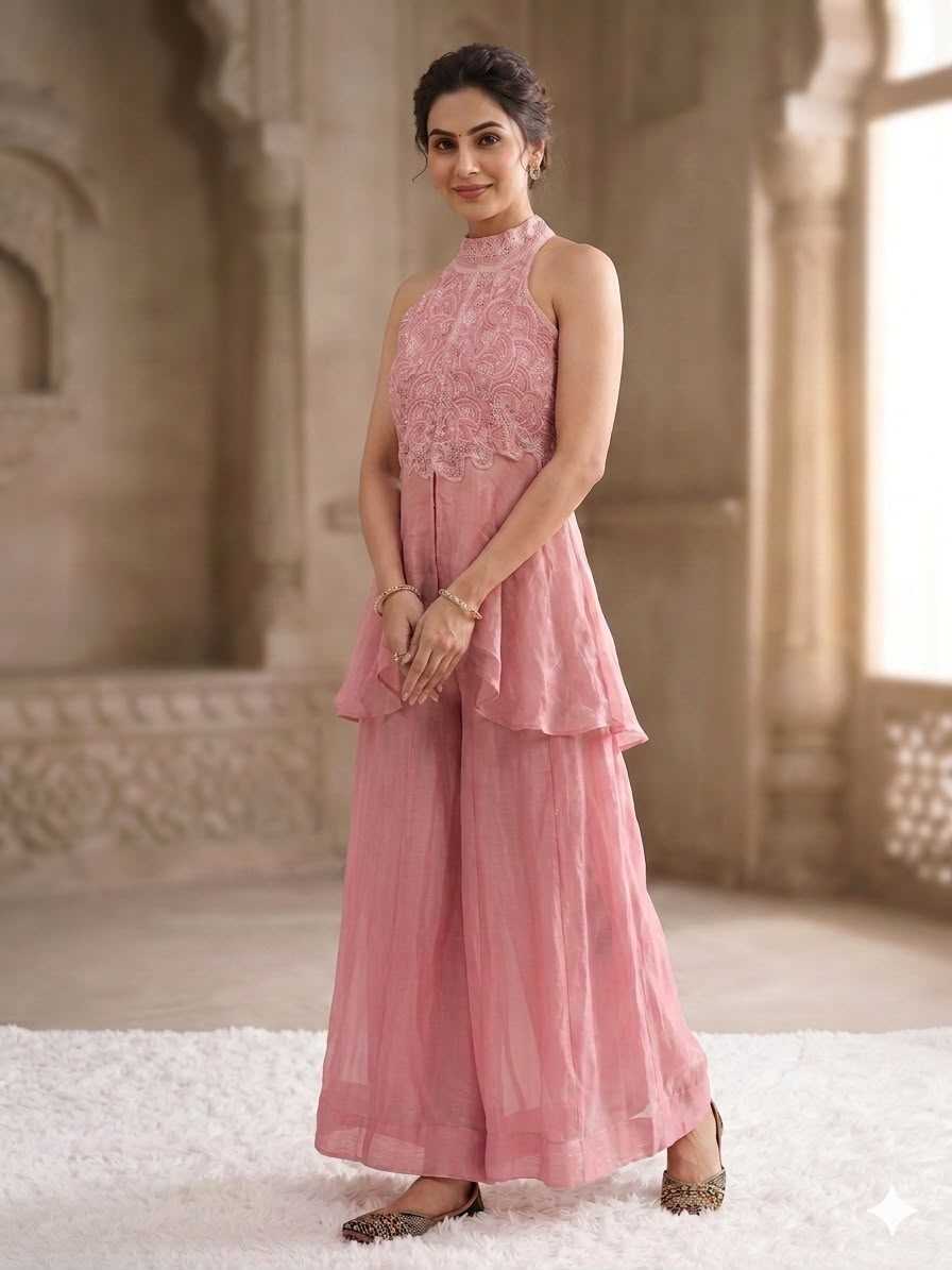 Crunchi Sharara Salwar Suit