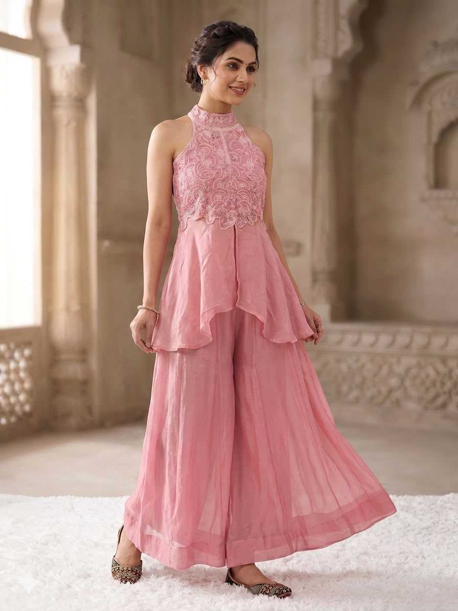 Crunchi Sharara Salwar Suit