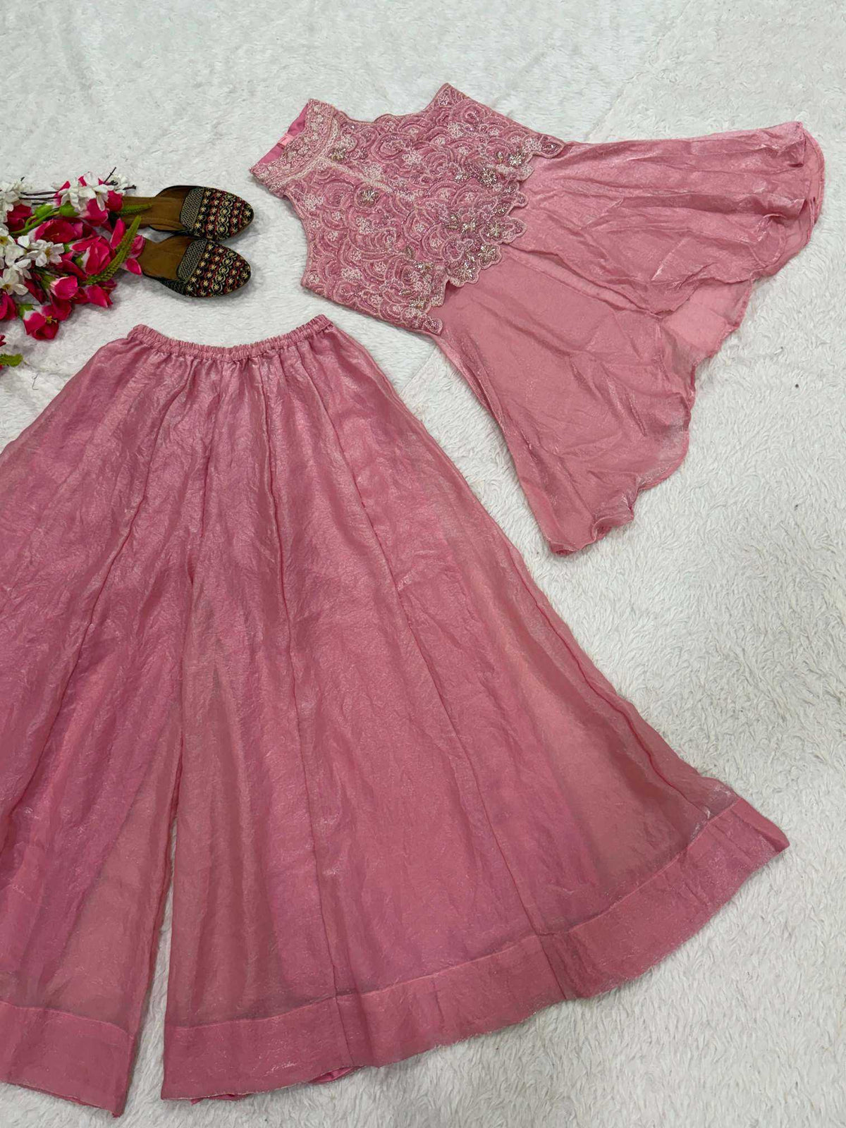Crunchi Sharara Salwar Suit