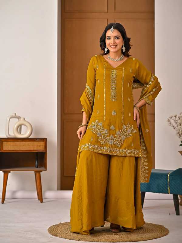 Vichitra Silk Ladies Suit