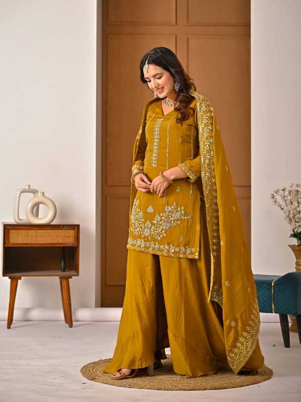 Vichitra Silk Ladies Suit