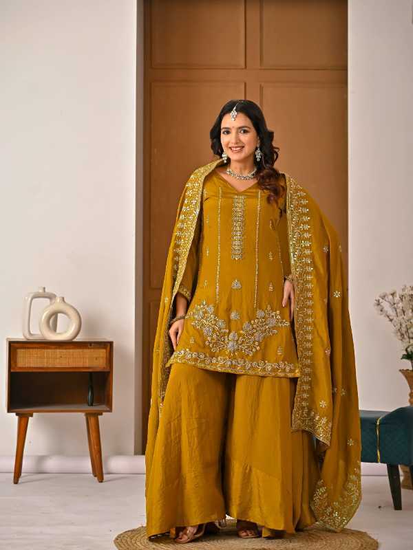 Vichitra Silk Ladies Suit