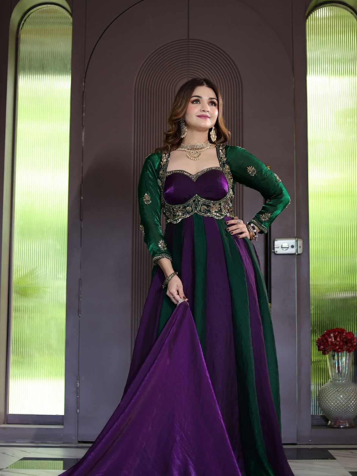Fendy Embroidery Suit 5072