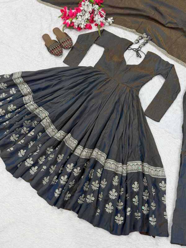 Vichitra Silk Palazzo Suit
