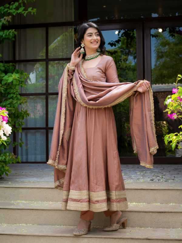 Vichitra Silk Cotton Suit