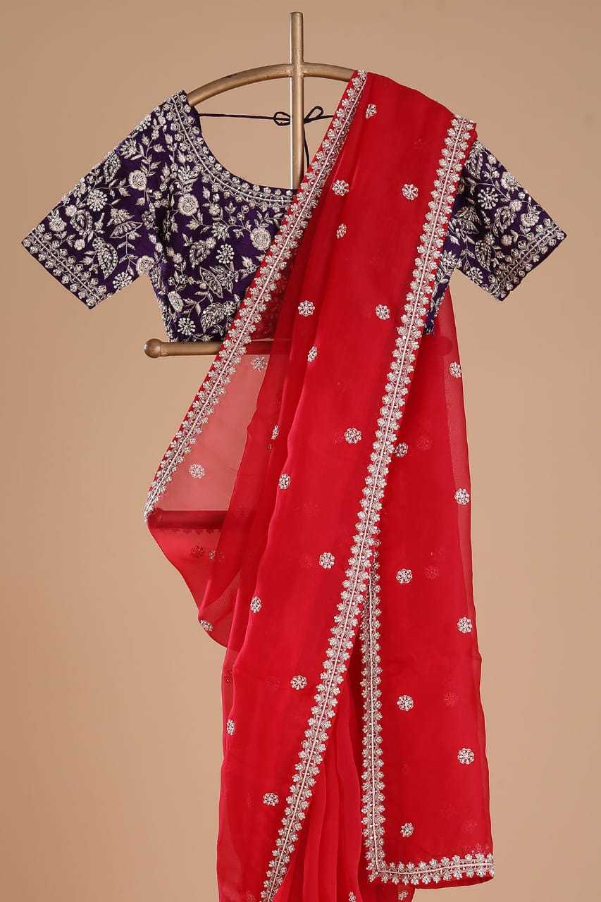 Organza Silk Soft Saree