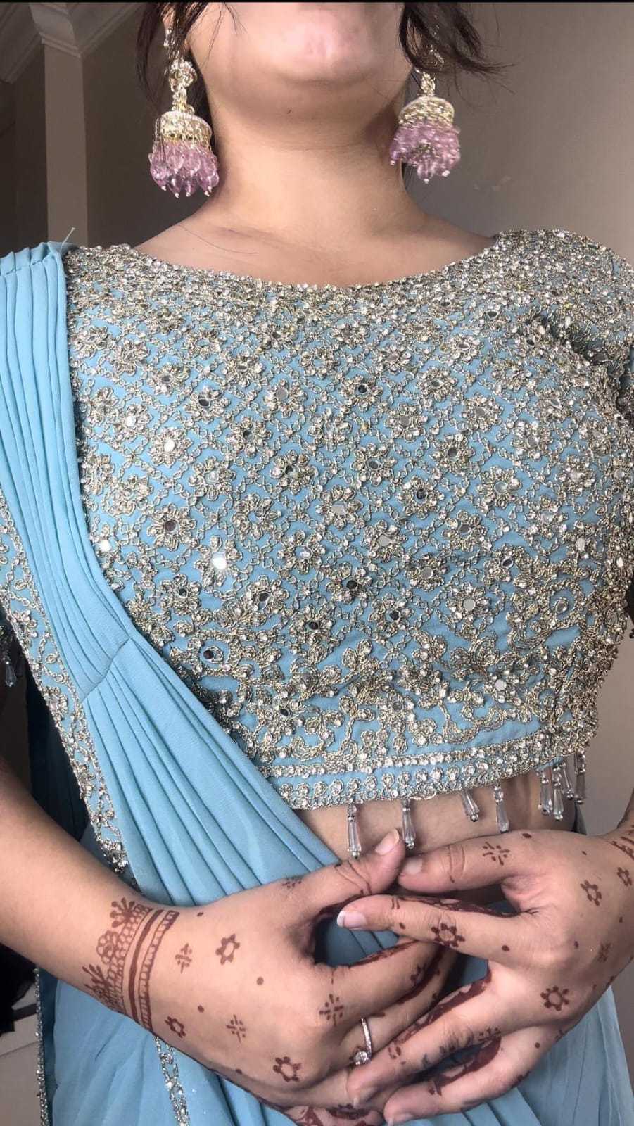 Faux Georgette Ready To Wear Saree