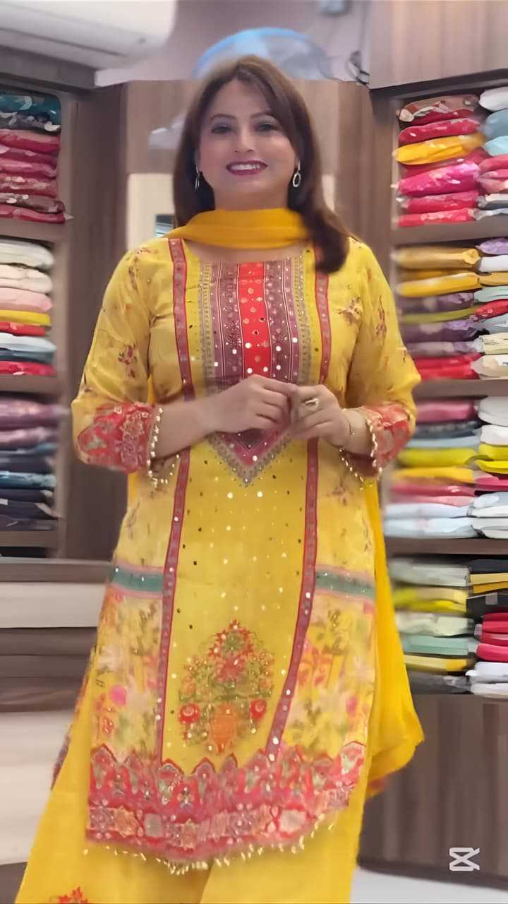 Chinon Silk Printed Suit 9282
