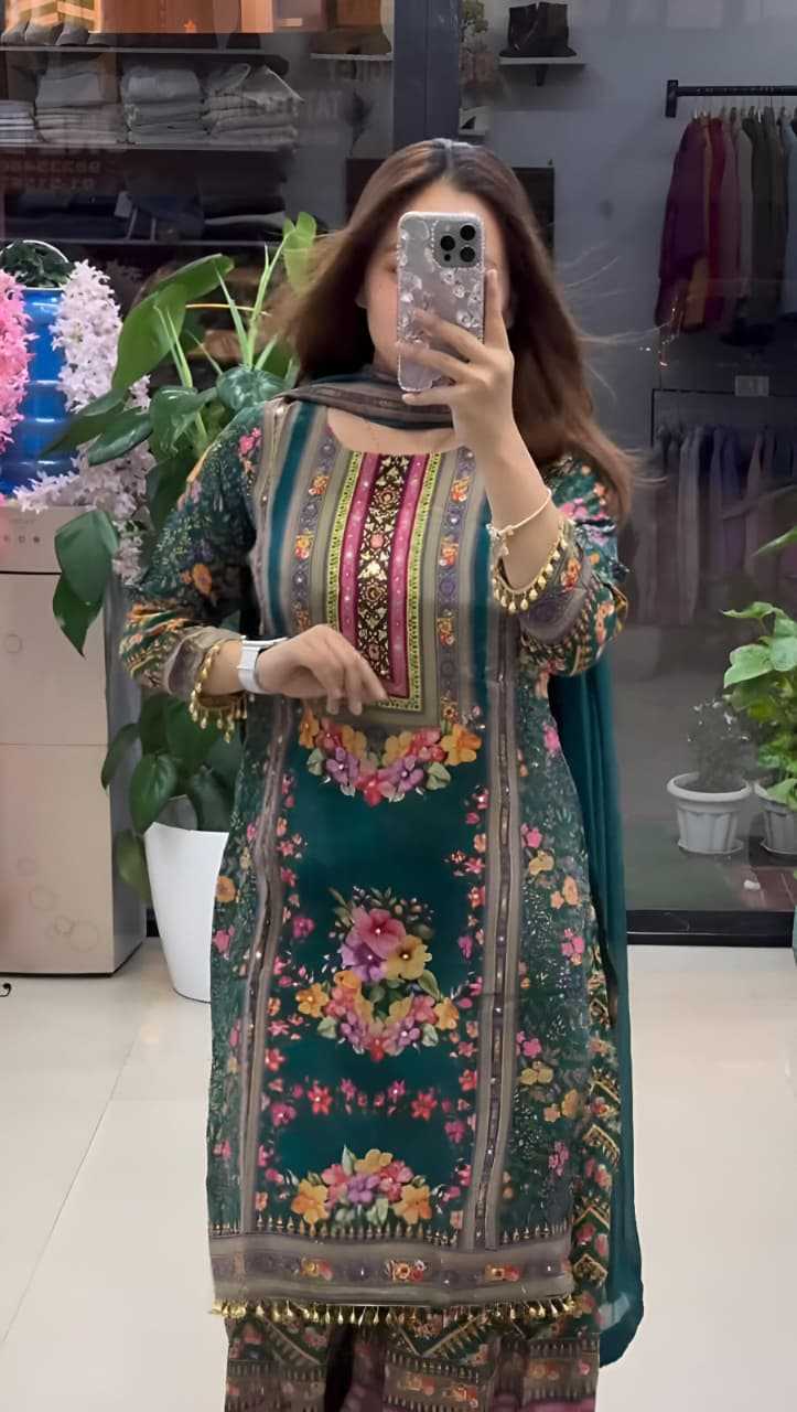 Georgette Printed Suit