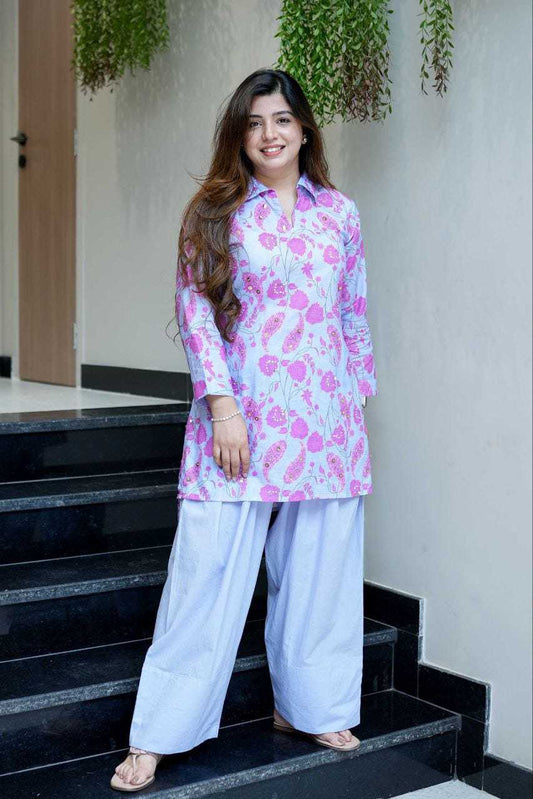Chinon Silk Printed Suit 9295