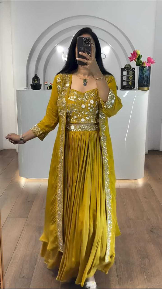 Chinon Silk Lehenga JT-143942