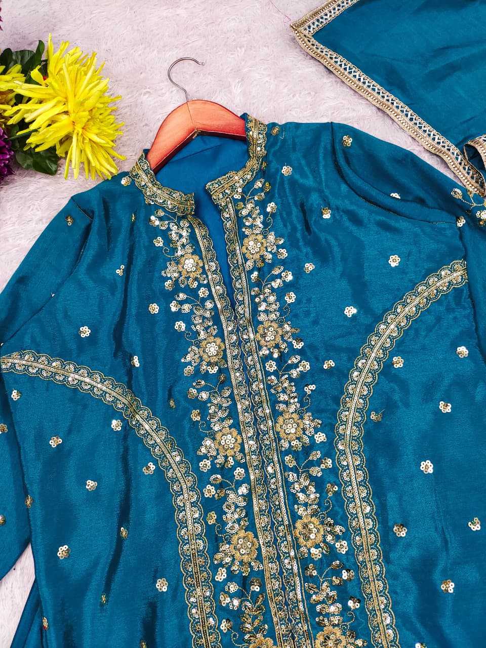 Chinon Silk Designer Lehenga