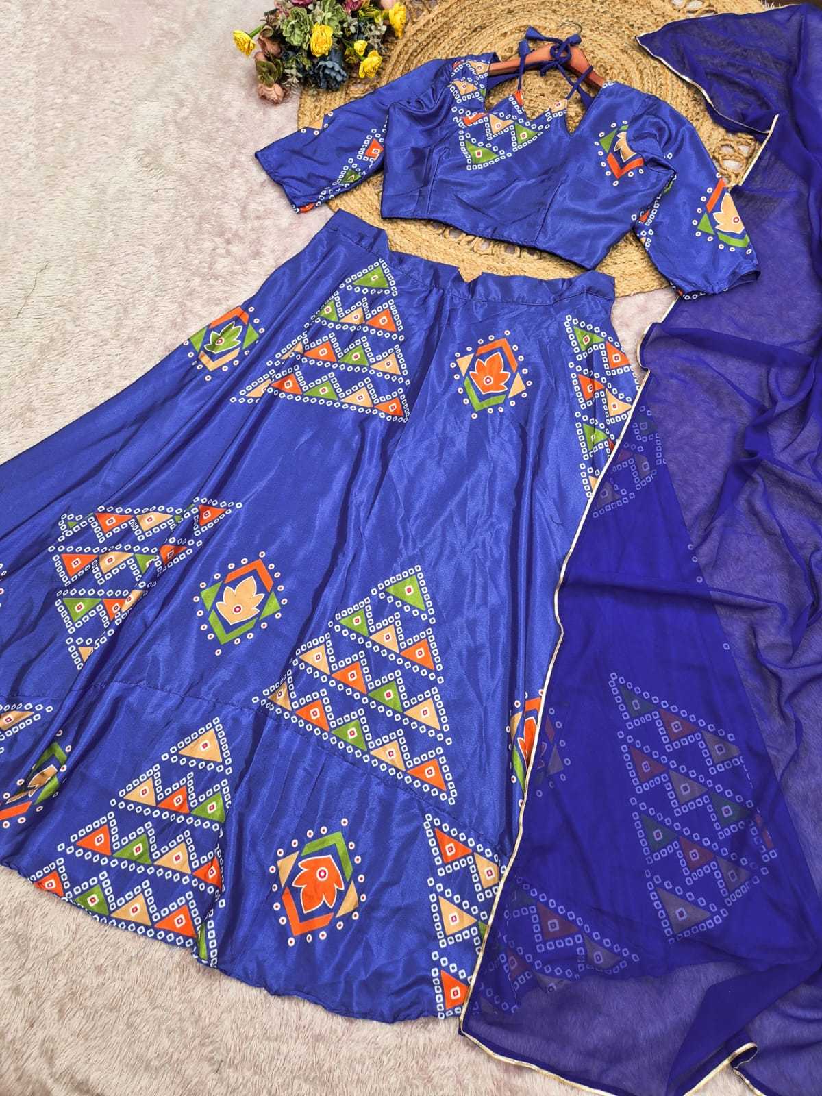 Crepe Silk Lehenga
