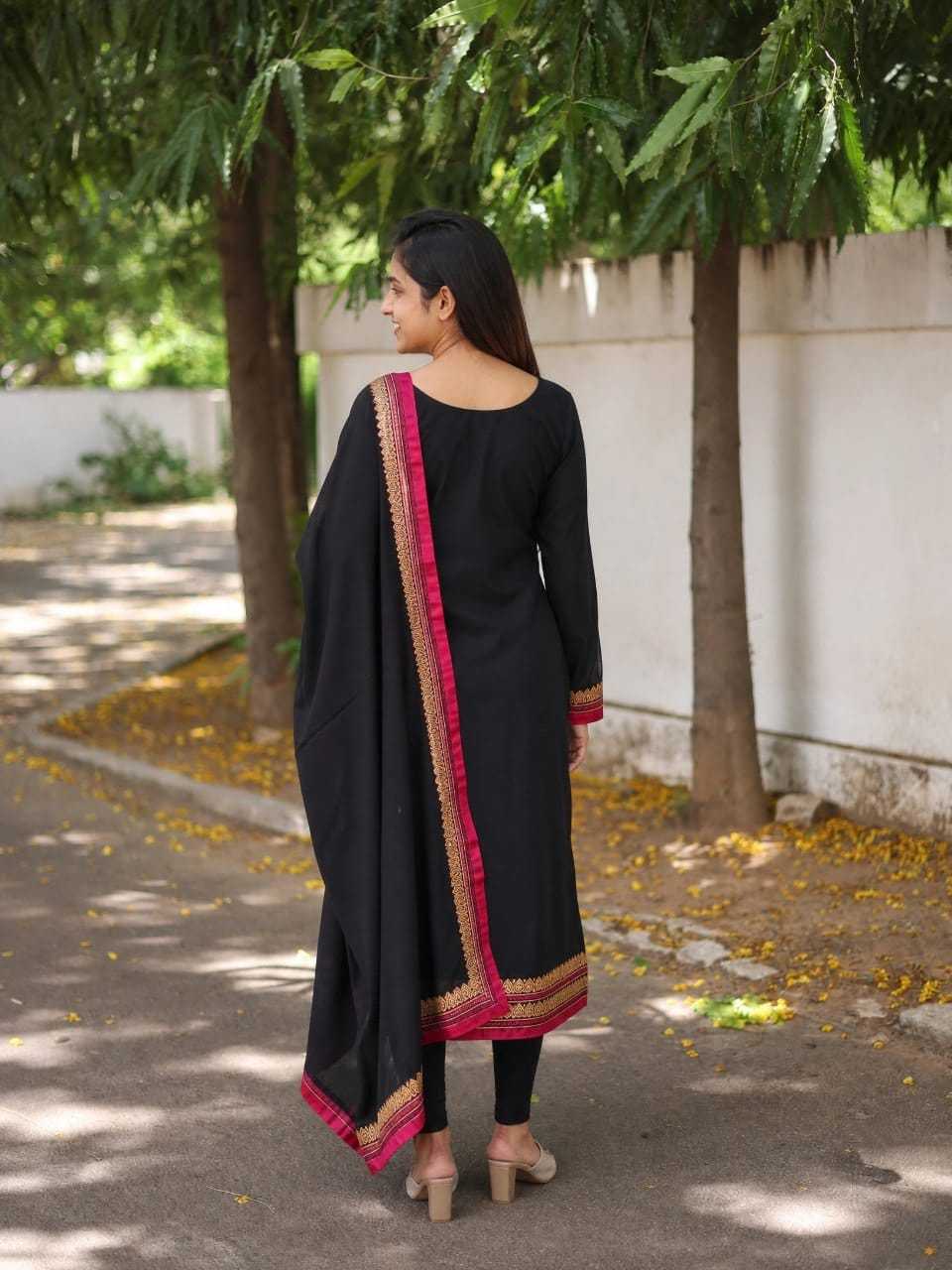 Heavy Roman Silk Designer Kurti
