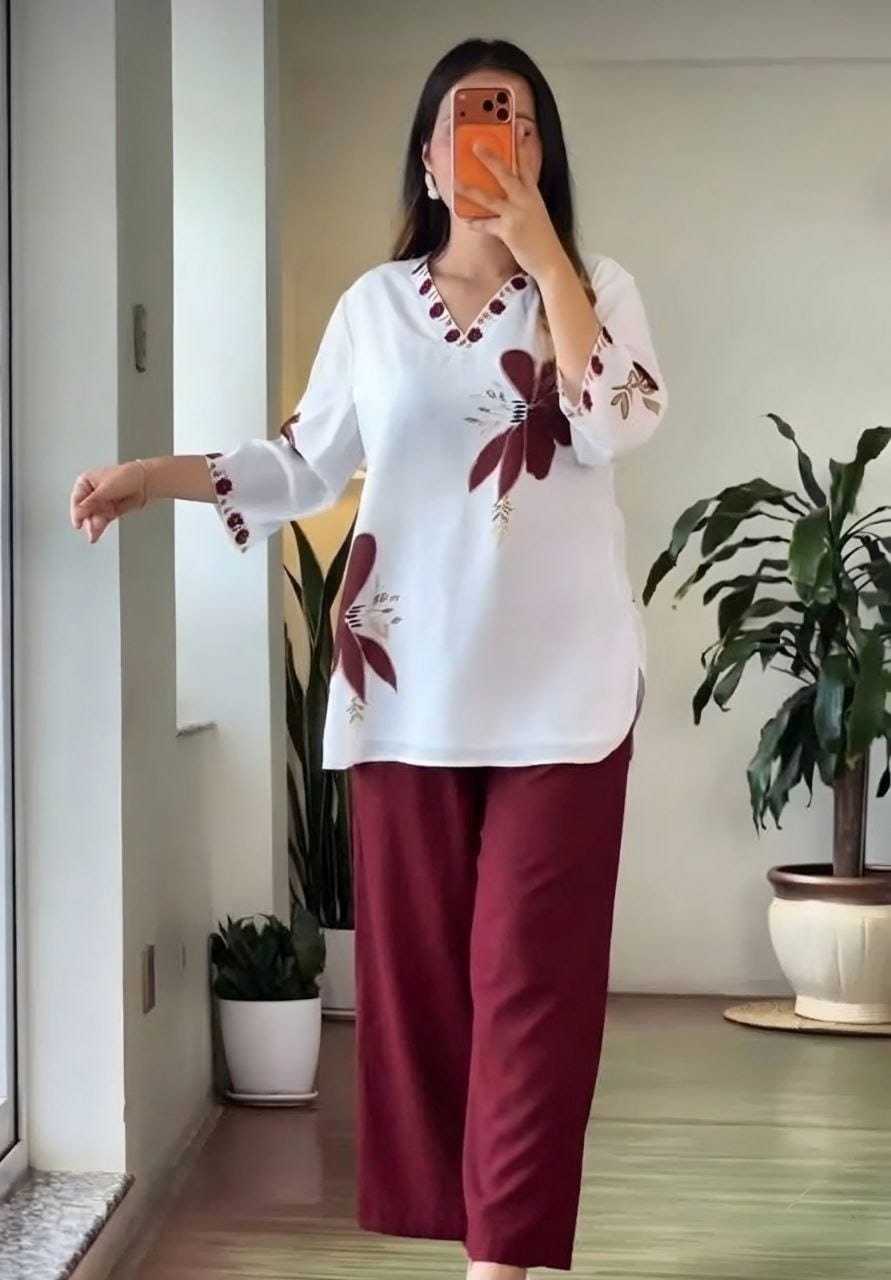 Cotton Printed Suit