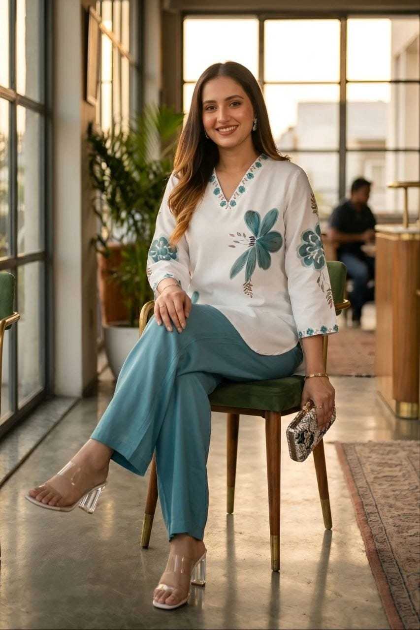 Cotton Printed Suit