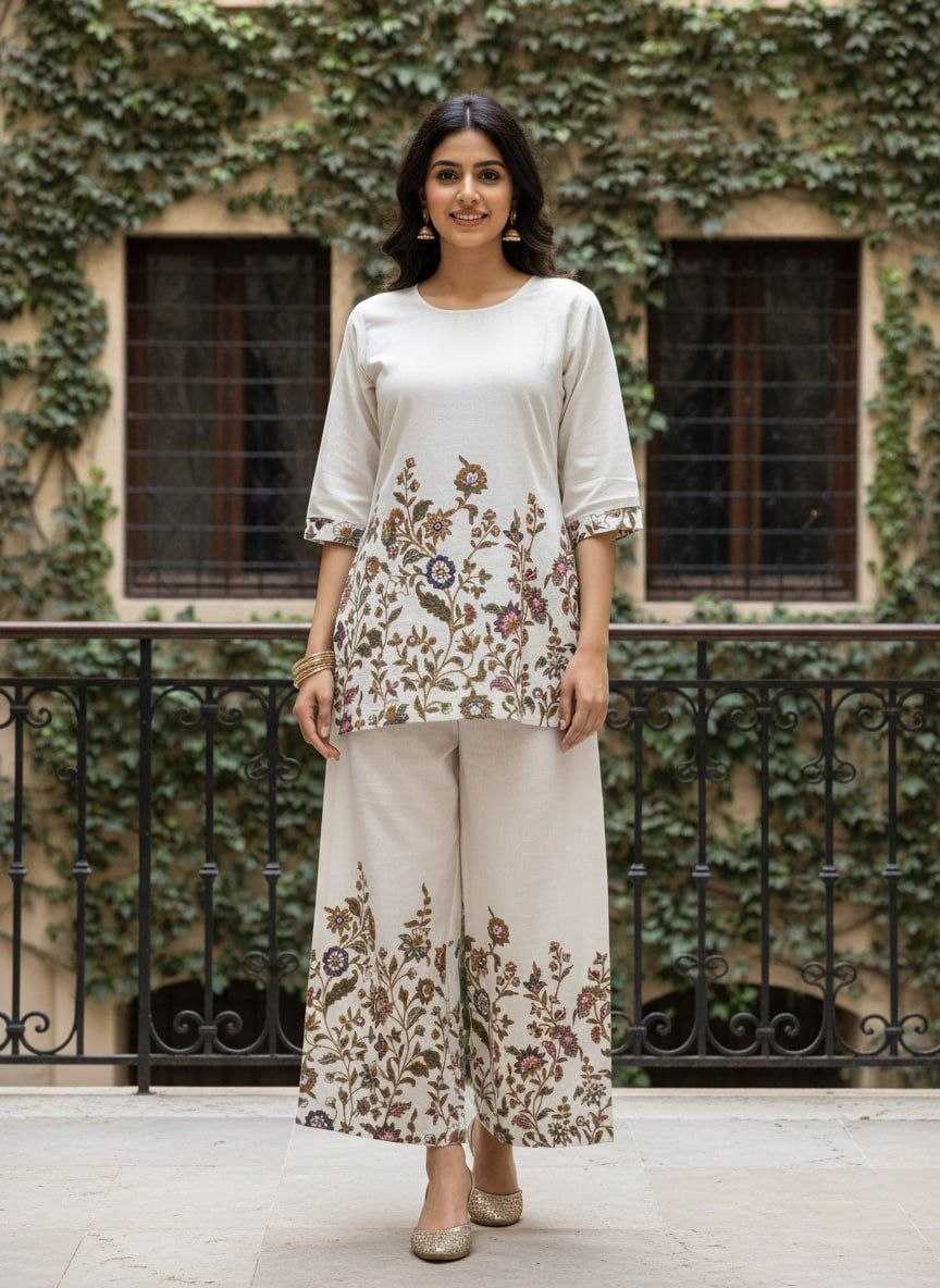 Khadi Cotton Co-ord Set