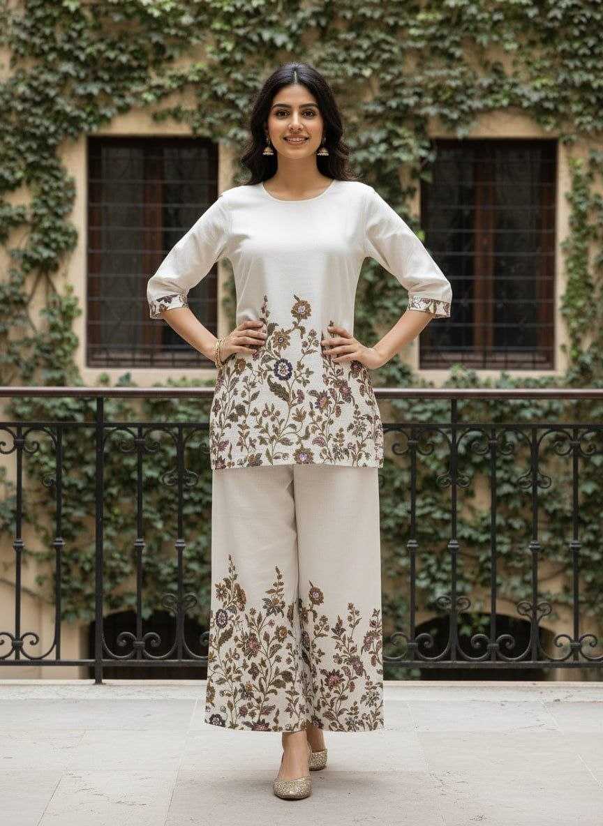 Khadi Cotton Co-ord Set