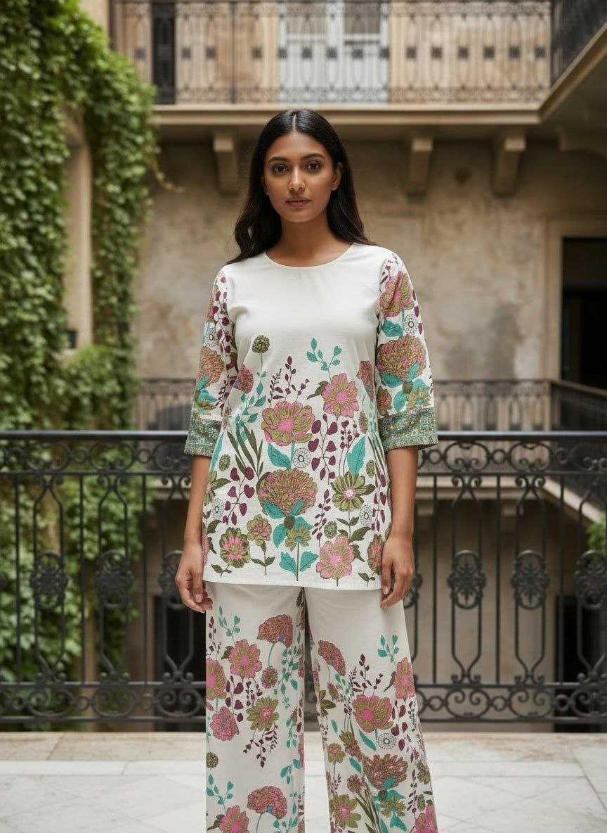Khadi Cotton Co-ord Set