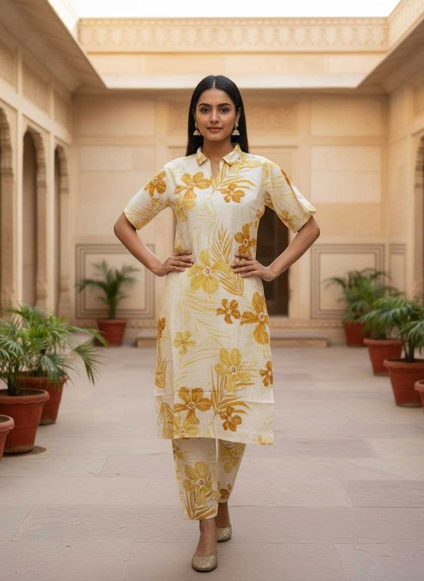 Vichitra Silk Printed Suit