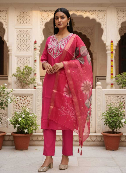 Heavy Roman Silk Designer Saree