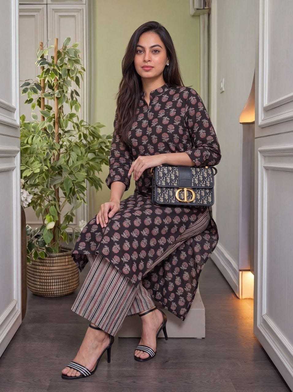 Cotton Printed Suit