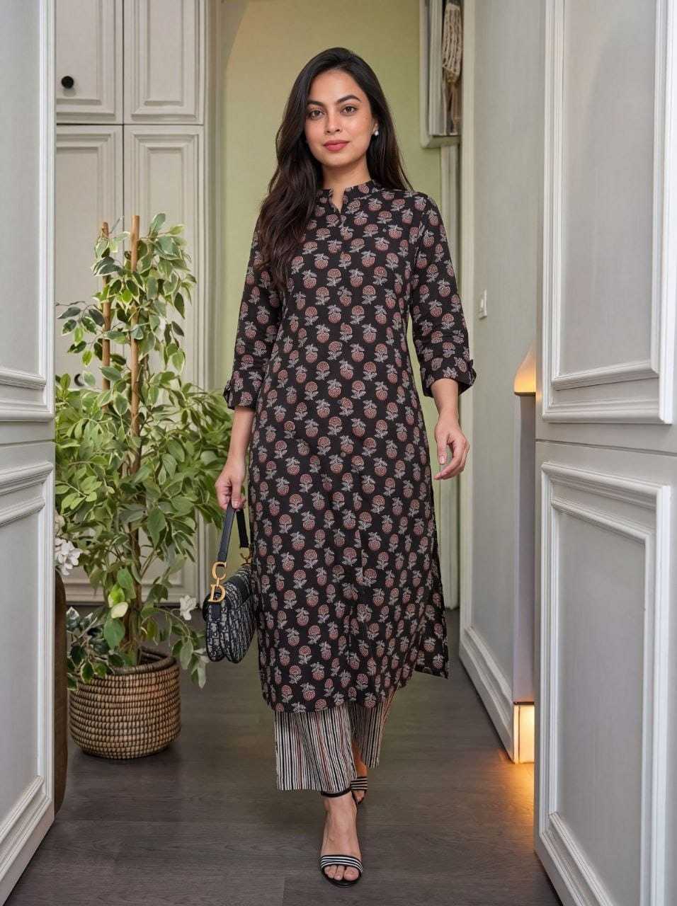 Cotton Printed Suit