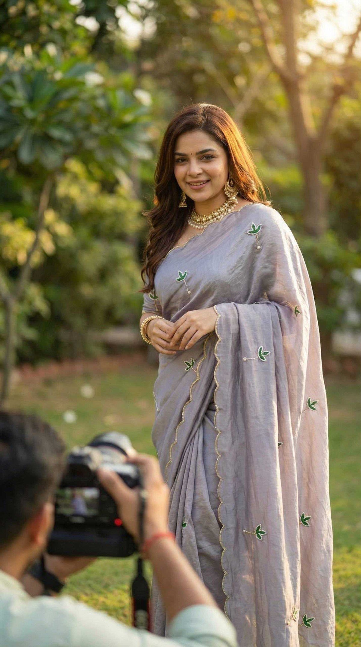 Space Silk Fancy Saree