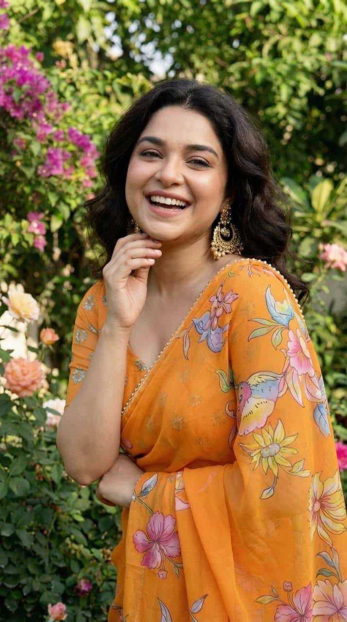 Georgette Printed Saree 4471