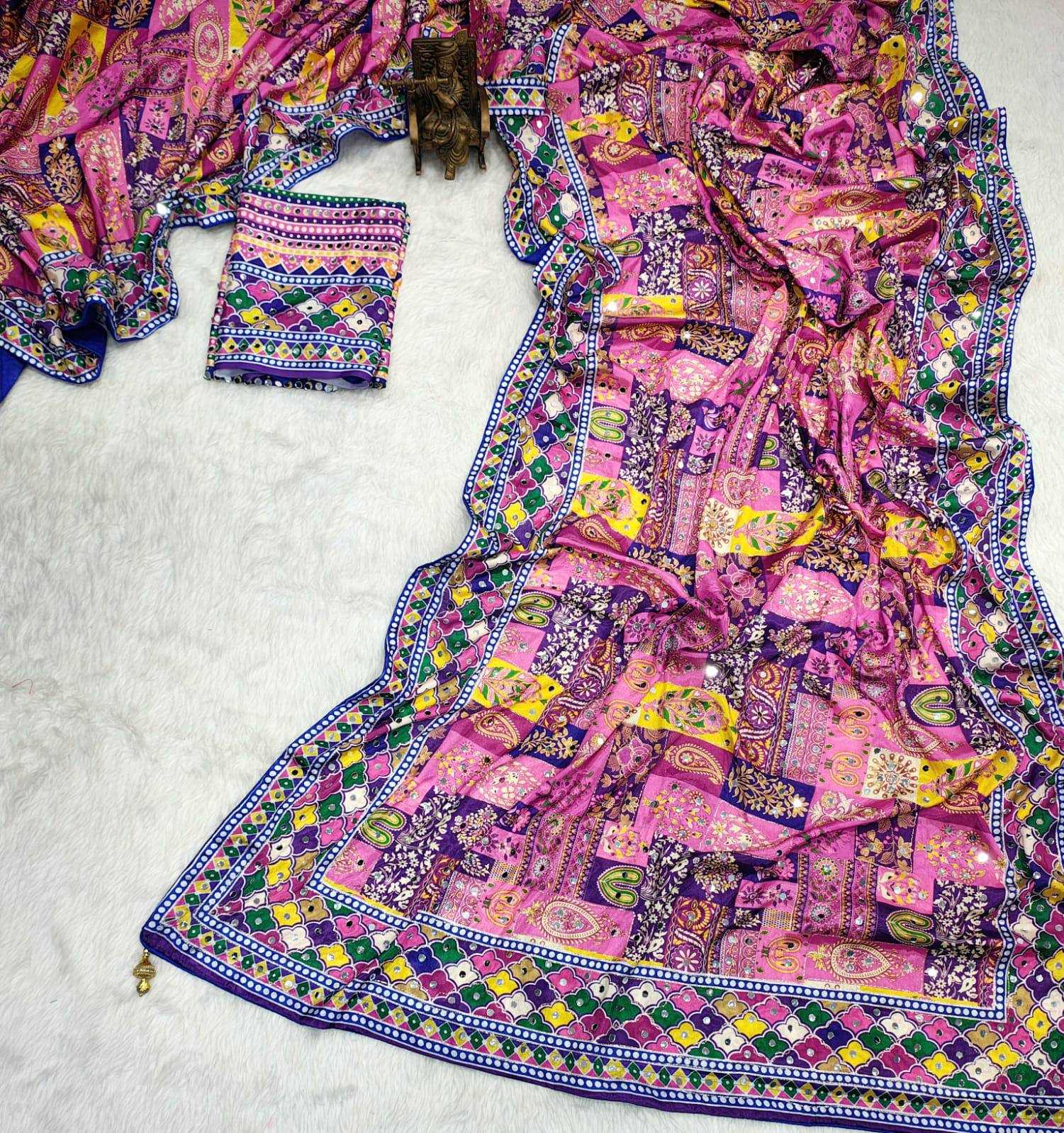 Chinon Printed Saree