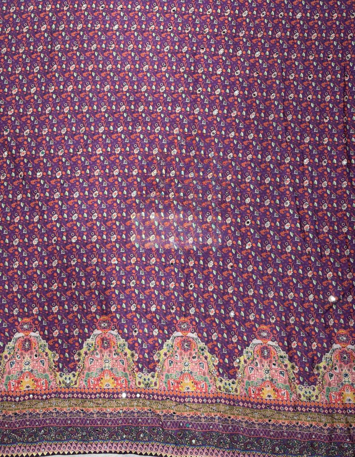 Chinon Silk Designer Saree