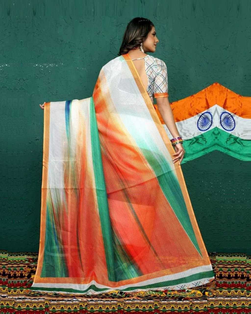 Linen Designer Saree JT-138628