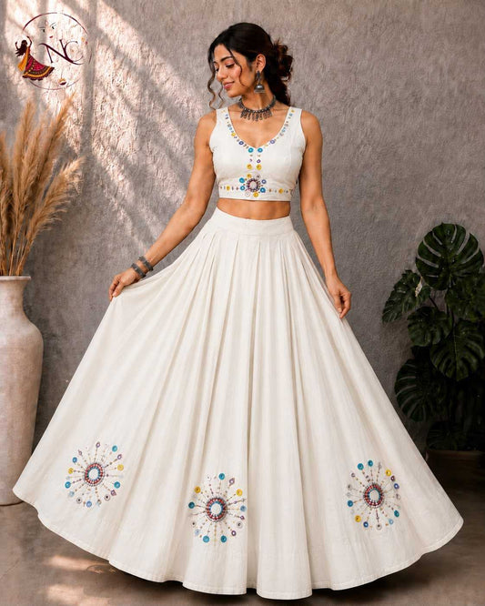 Khelaiya Heavy Roman Silk Wedding Lehenga