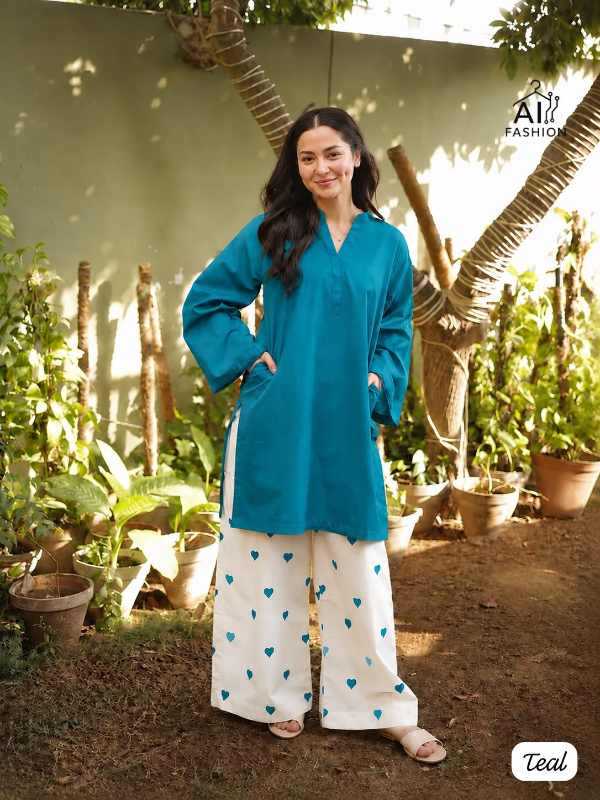 Look Heavy Rayon Designer Kurti