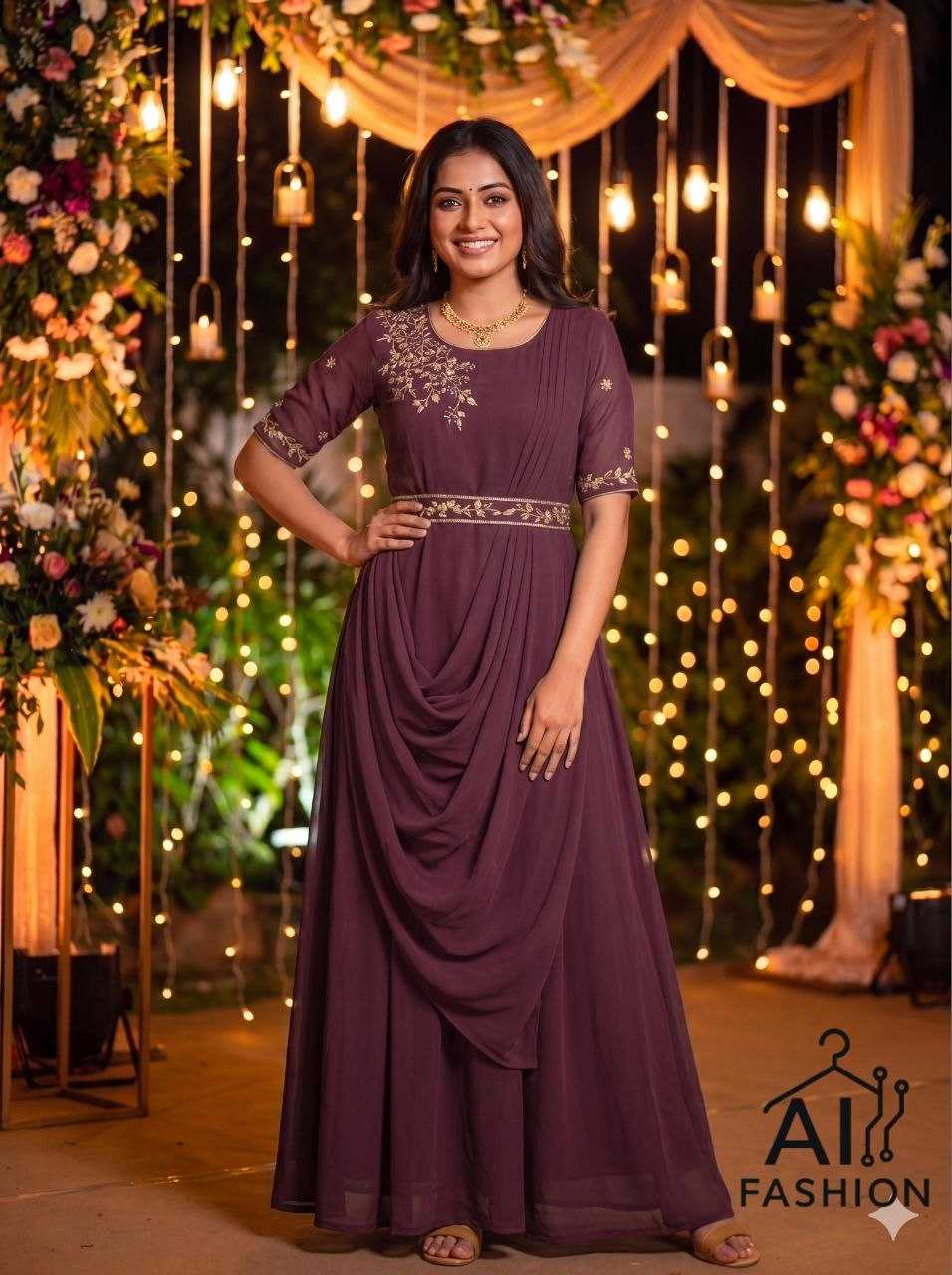 Georgette Gown