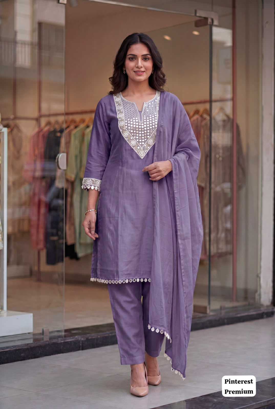 Rangoli Silk Embroidery Suit