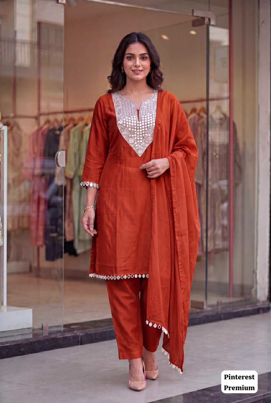 Rangoli Silk Embroidery Suit