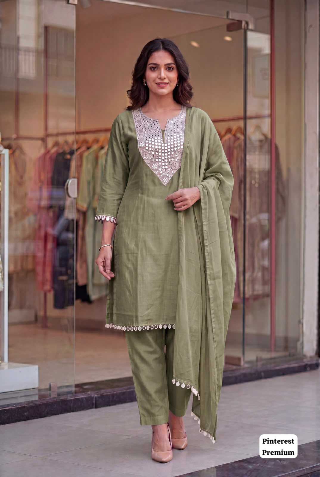 Rangoli Silk Embroidery Suit