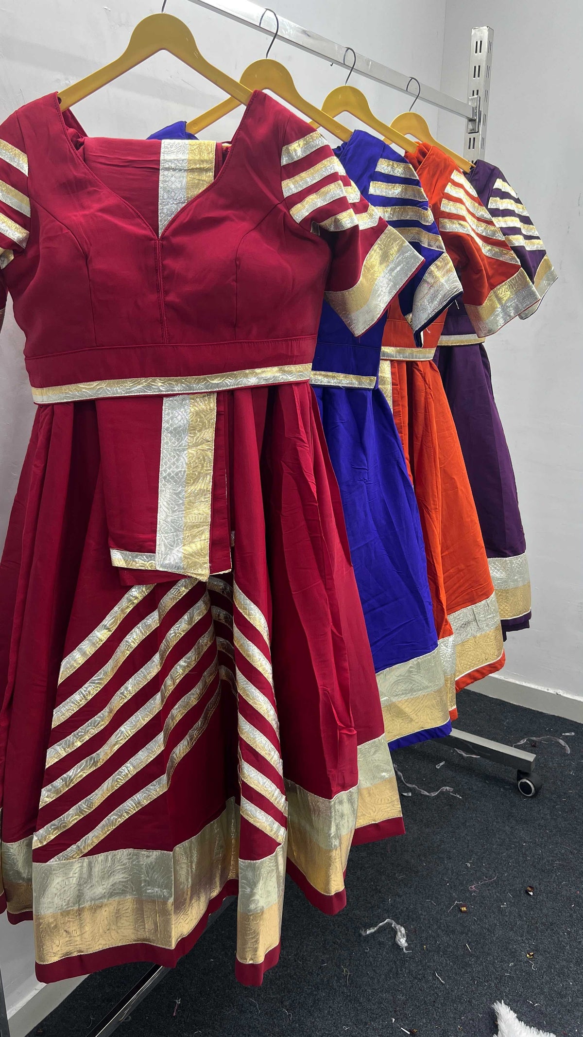 Raas Silk Cotton Designer Lehenga