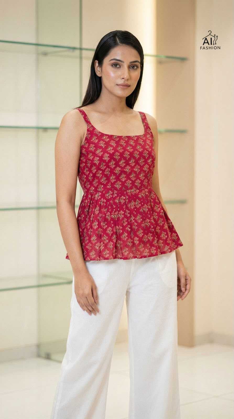 Summer Cotton Short Kurti