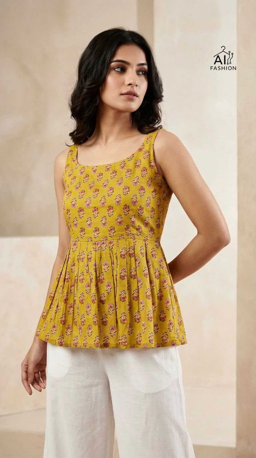Summer Cotton Short Kurti