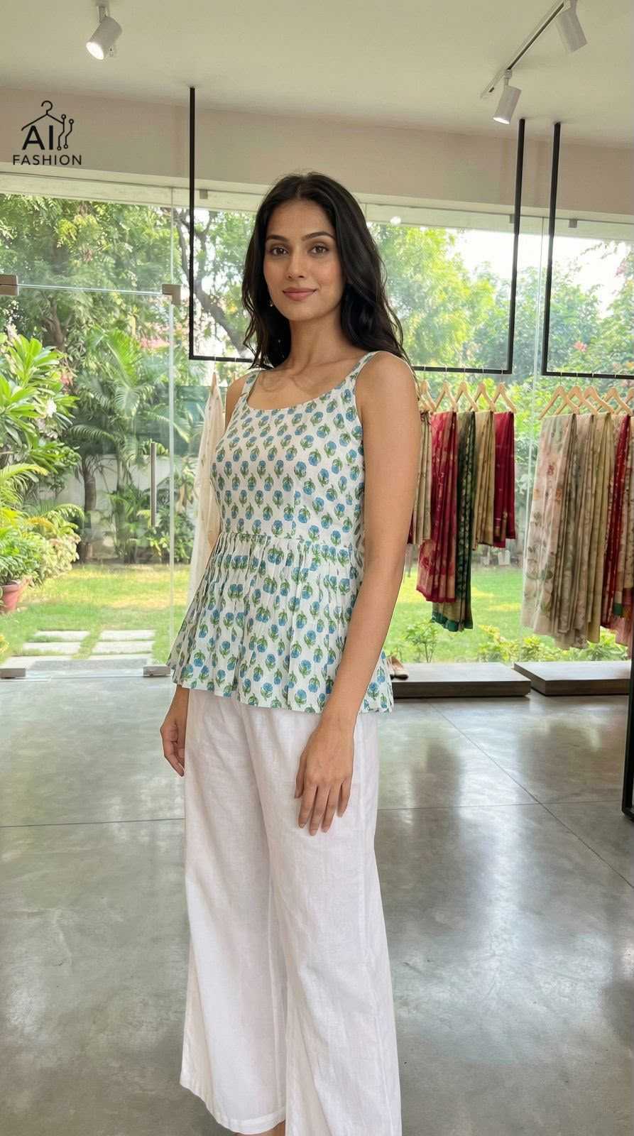 Summer Cotton Short Kurti