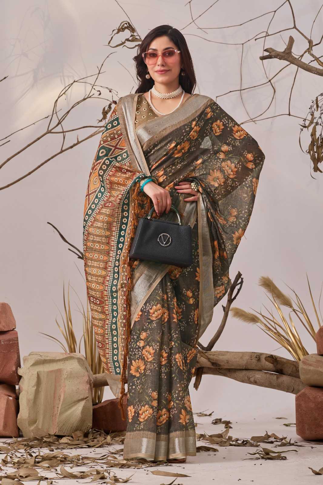 Cotton Designer Saree 1002