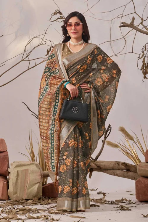 Cotton Designer Saree 1002