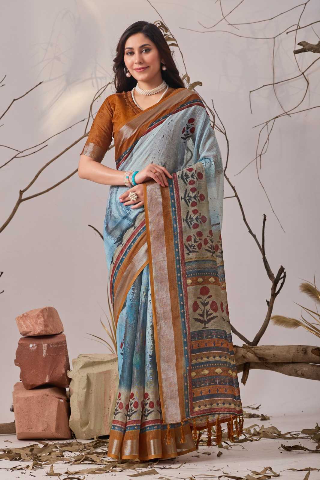 Cotton Designer Saree 1004